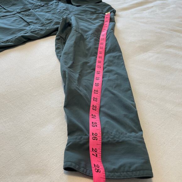 REI Co-op Men's XXL Tall Lightweight Long Sleeve Nylon Button Up Blue Green - Picture 7 of 8